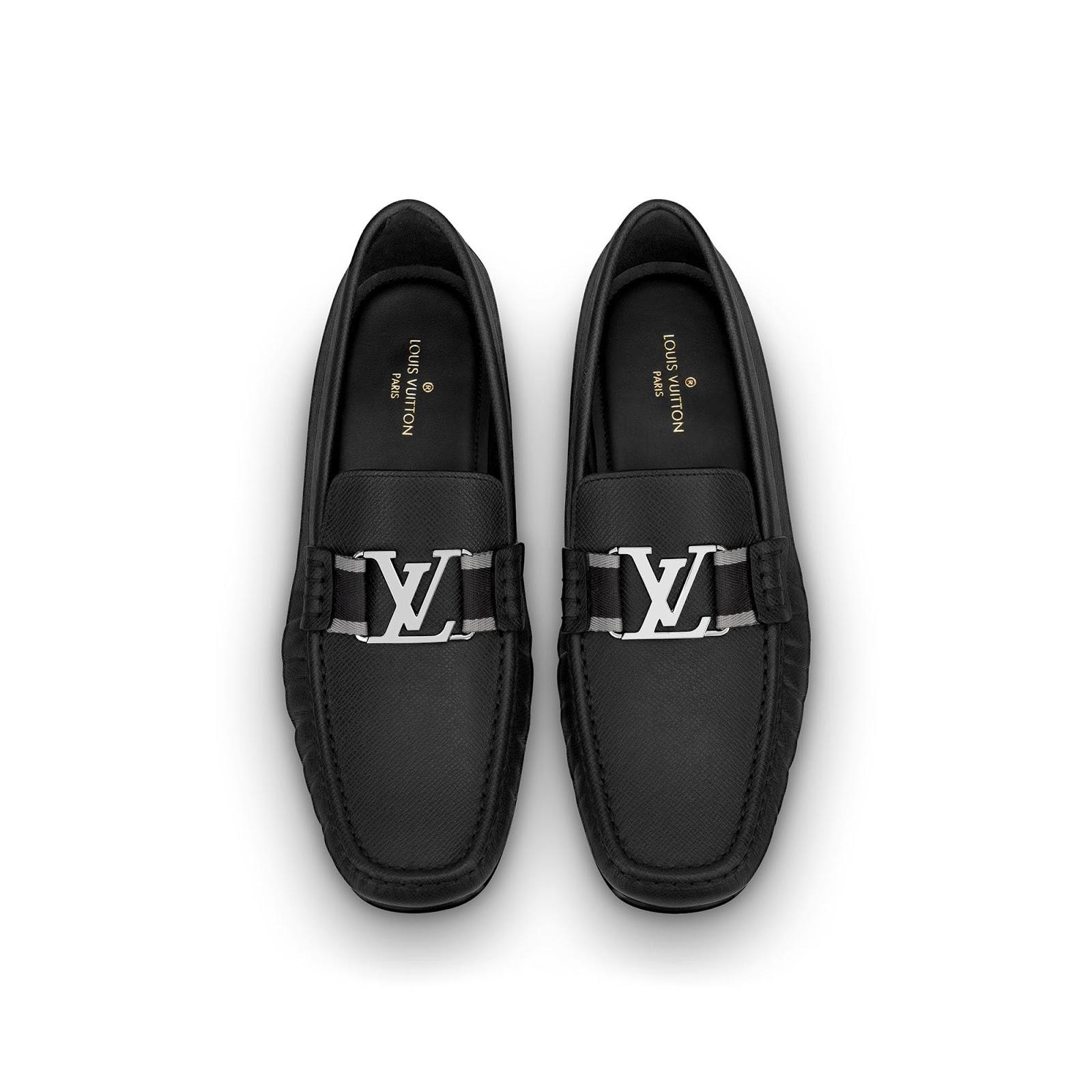 Giày Mocasin nam hiệu Louis Vuitton Nâu Mono LV01  LOUIS KIMMI STORE