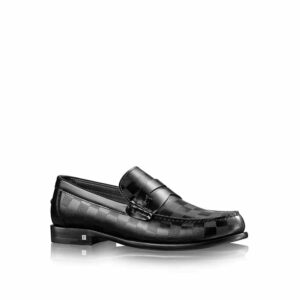 Giày lười Louis Vuitton Graduation Loafer caro chìm màu đen
