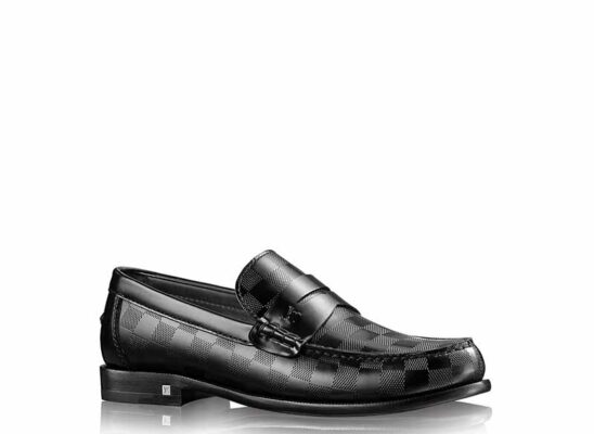 Giày lười Louis Vuitton Graduation Loafer caro chìm màu đen