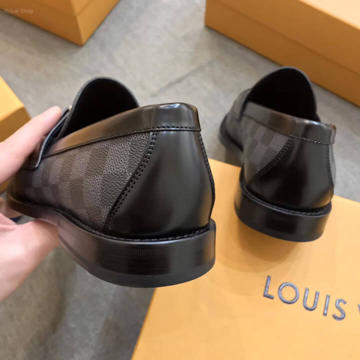 Giày Louis Vuitton Major Loafer caro màu đen