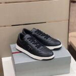Giày thể thao Prada Leather Sneakers màu đen