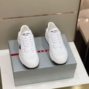 Giày thể thao Prada Leather Sneakers màu trắng