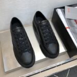 Giày thể thao Prada Soft Calf Leather Sneakers màu đen