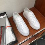 Giày thể thao Prada Soft Calf Leather Sneakers màu trắng