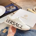 Giày thể thao Versace Greca Logo Sneakers màu trắng