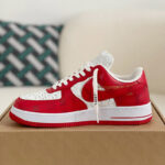 Giày Air Force 1 x Louis Vuitton Red Best Quality