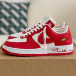 Giày Air Force 1 x Louis Vuitton Red Best Quality