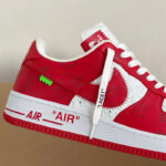 Giày Air Force 1 x Louis Vuitton Red Best Quality