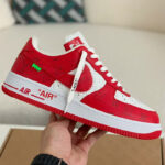 Giày Air Force 1 x Louis Vuitton Red Best Quality