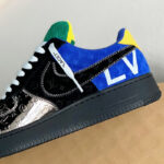 Giày Air Force 1 x Lv Multicolor Patch Work Best Quality