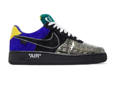 Giày Air Force 1 x Lv Multicolor Patch Work Best Quality