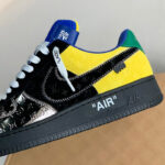 Giày Air Force 1 x Lv Multicolor Patch Work Best Quality