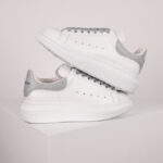 Giày Alexander McQueen ‘White Silver Glitter’ Like Auth