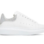 Giày Alexander McQueen ‘White Silver Glitter’ Like Auth