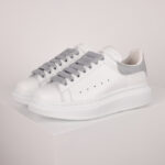 Giày Alexander McQueen ‘White Silver Glitter’ Like Auth