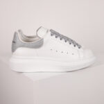 Giày Alexander McQueen ‘White Silver Glitter’ Like Auth