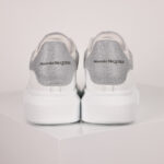 Giày Alexander McQueen ‘White Silver Glitter’ Like Auth