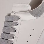 Giày Alexander McQueen ‘White Silver Glitter’ Like Auth