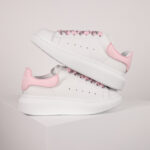 Giày Alexander McQueen Wmns Oversized ‘White Pink’ Like Auth