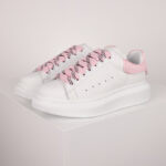 Giày Alexander McQueen Wmns Oversized ‘White Pink’ Like Auth