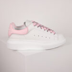 Giày Alexander McQueen Wmns Oversized ‘White Pink’ Like Auth