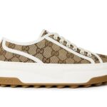 Giày Gucci Beige Canvas tennis 1977 Like Auth