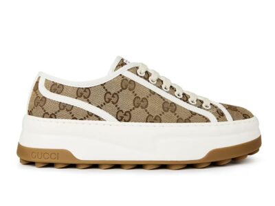 Giày Gucci Beige Canvas tennis 1977 Like Auth