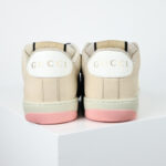 Giày Gucci Screener GG Beige Light Pink Yellow Like Auth