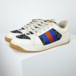 Giày Gucci Screener GG Canvas Demin Blue Ivory Like Auth