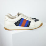 Giày Gucci Screener GG Canvas Demin Blue Ivory Like Auth