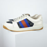 Giày Gucci Screener GG Canvas Demin Blue Ivory Like Auth