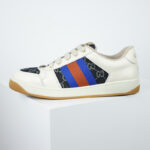 Giày Gucci Screener GG Canvas Demin Blue Ivory Like Auth