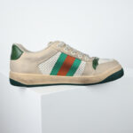 Giày Gucci Screener Leather Green White Like Auth