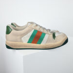 Giày Gucci Screener Leather Green White Like Auth