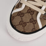 Giày Gucci Tennis 1977 Canvas High Top Beige GG Print Like Auth