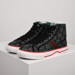 Giày Gucci Tennis 1977 High Top Black Mini GG Like Auth