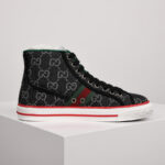 Giày Gucci Tennis 1977 High Top Black Mini GG Like Auth