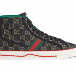 Giày Gucci Tennis 1977 High Top Black Mini GG Like Auth