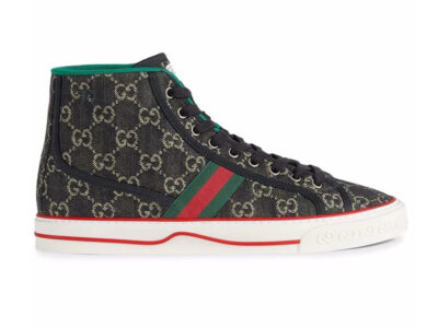 Giày Gucci Tennis 1977 High Top Black Mini GG Like Auth