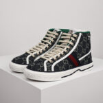 Giày Gucci Tennis 1977 High Top Blue Like Auth