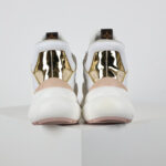 Giày Louis Vuitton Archlight White-Beige Gold Canva Like Auth