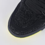 Giày Louis Vuitton Lv Trainer #54 Signature Yellow Black Crystal Best Quality