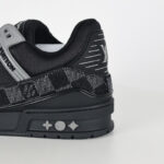 Giày Louis Vuitton LV Trainer Damier Denim Black Like Auth