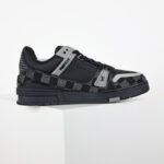 Giày Louis Vuitton LV Trainer Damier Denim Black Like Auth