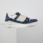 Giày Louis Vuitton LV Trainer Damier Denim Blue Best Quality