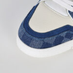 Giày Louis Vuitton LV Trainer Damier Denim Blue Best Quality