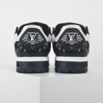 Giày Louis Vuitton LV Trainer Maxi Monogram Denim Black Best Quality