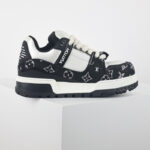 Giày Louis Vuitton LV Trainer Maxi Monogram Denim Black Best Quality