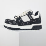 Giày Louis Vuitton LV Trainer Maxi Monogram Denim Black Best Quality