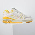 Giày Louis Vuitton LV Trainer White Yellow Script Best Quality